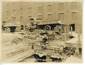 East Boston tunnel alterations - Lewis Street