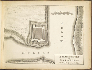 A plan of the fort at Saratoga