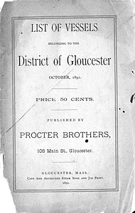 List of vessels belonging to the district of Gloucester (1891)
