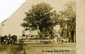 A Post Card Picture of the Winthrop Spanish War Veterans Float.