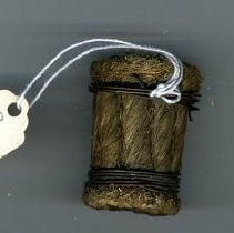 Section of first Atlantic Cable, with letter