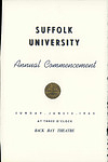 1965 Suffolk University commencement program (all schools)