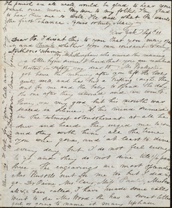 Letter from Mary (Waterhouse) Ware to Henry Ware