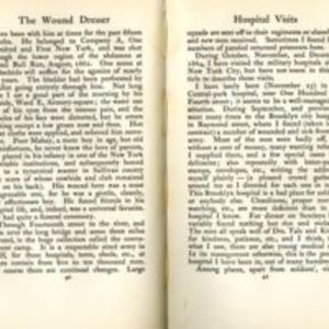 "The Wound Dresser: a series of letters written from the hospitals in Washington during the War of the Rebellion."