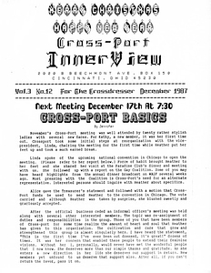 Cross-Port InnerView, Vol. 3 No. 12 (December, 1987)