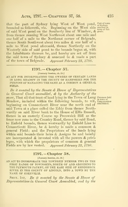 1797 Chap. 0057 An Act For Incorporating The Owners Of Certain Lands In Long Meadow In The County Of Hampshire For The Purpose Of Managing The Same As A Common & General Field.