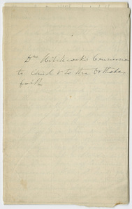 Edward Hitchcock diary, "Memorandum"