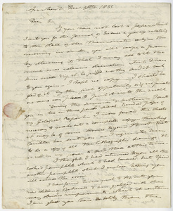 Edward Hitchcock letter to Benjamin Silliman, 1833 December 30