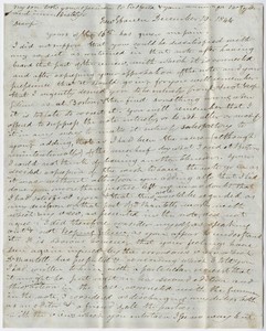 Benjamin Silliman letter to Edward Hitchcock, 1844 December 19