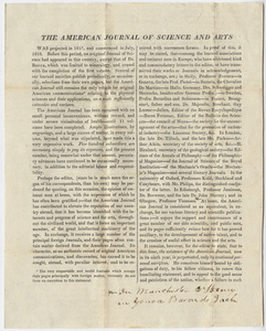 Benjamin Silliman letter to Edward Hitchcock, 1826 October 06