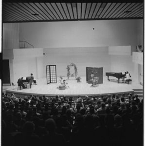 Photographs of Madama Butterfly in Arms Music Center, 1968 May 15