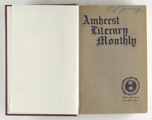 The Amherst literary monthly, 1907 April