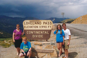 Kistner at Loveland Pass, Colorado