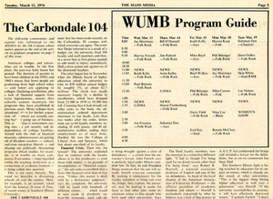 WUMB program guide