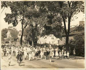 Reading High School Band in a Memorial Day parade