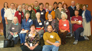 Volunteers and staff at the Falmouth Mass. Memories Road Show