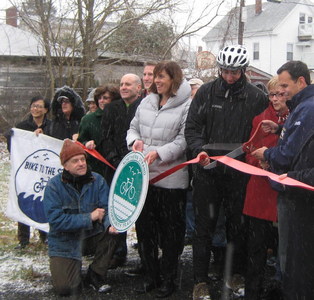 Northern Strand Trail Malden ribbon-cutting ceremony, 2012