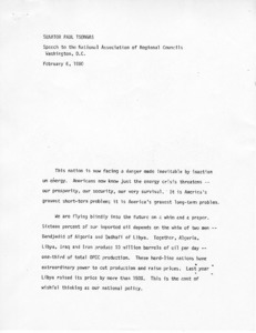 Speech to the National Association of Regional Councils, Washington, DC