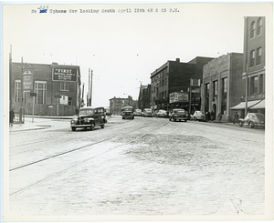 Uphams Corner looking south