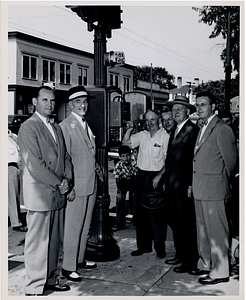 Lights turned on, Minot Street and Neponset Avenue, Dorchester