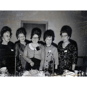Members of the Faculty Wives Club at the 25th Anniversary party
