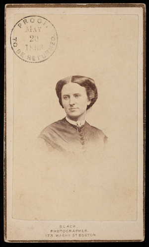 Studio portrait of T. F. Richardson, Boston, Mass., 1863