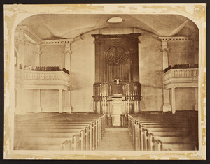 Interior view of the New South Church, Church Green