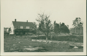 Exterior view of the Harrington-Galvin House, Shrewsbury, Mass., undated