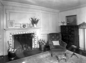 James Russell Lowell House, "Elmwood," Cambridge, Mass., Sitting Room.