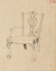 Chippendale-style Arm Chair