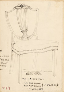 "Dining Chairs of Mahogany"