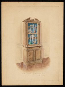 "Cabinet of Pickled Pine"
