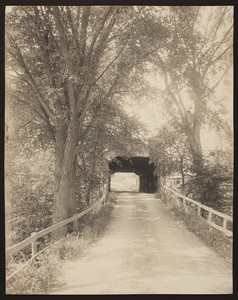 An old red bridge, Colchester, Vermont