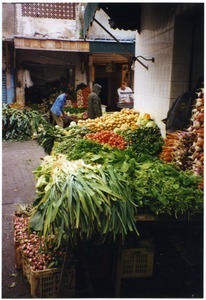 Vegetable market in Medina of Tunis