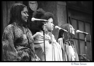 Peter Tosh's backup singers, performing on Saturday Night Live