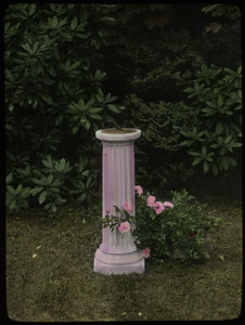 Sundial, Falmouth (in similar setting to bird bath above)