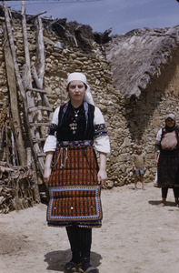 Barbara Halpern in folk costume