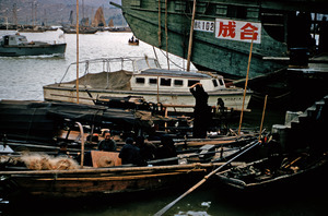 Fishermen in Macau harbor