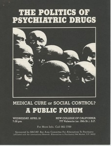 The politics of psychiatric drugs