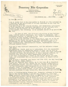 Letter from T. Nimrod McKinney to W. E. B. Du Bois