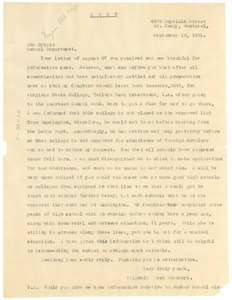 Letter from Zeph Chambers to The Crisis - Digital Commonwealth