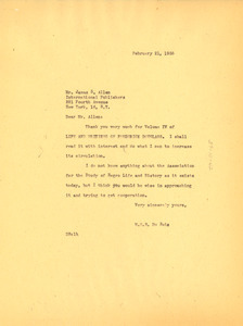 Letter from W. E. B. Du Bois to International Publishers
