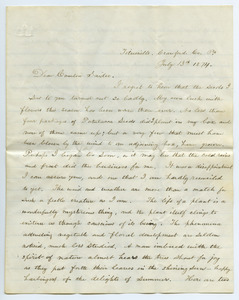 Letter from William S. Morris to Saidee Boden
