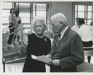 Mrs. H. Lawrence Bogert, Jr. and unidentified man