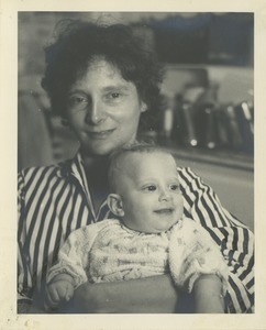 Bernice Kahn with unidentified baby