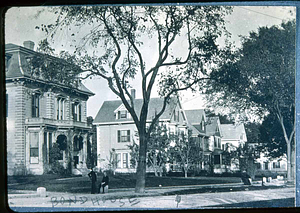 Bond Home on left, looking towards Essex Street, Cliftondale Square