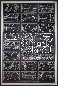 Original Gay Games I poster (1982)