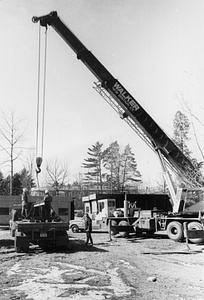 Construction of Sawyer Library