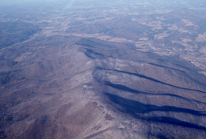 Oblique aerial photos accompanying 22 Dec 1994 Col-East air photo mission. 15. Taconic Range Crest in North Petersburgh, NY.
