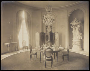 Dining room, Ogden Codman, Jr., residence at 7 East 96th Street, New York, New York
